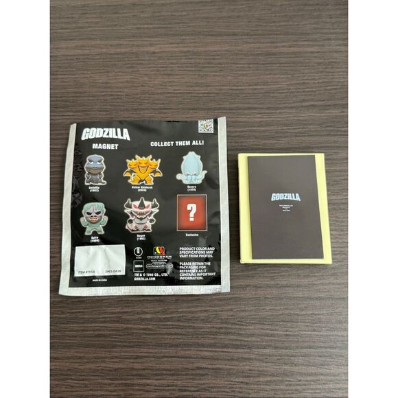 Godzilla Blind Bag Figural Magnet CHASE - Godzilla Poster - Picture 2 of 2